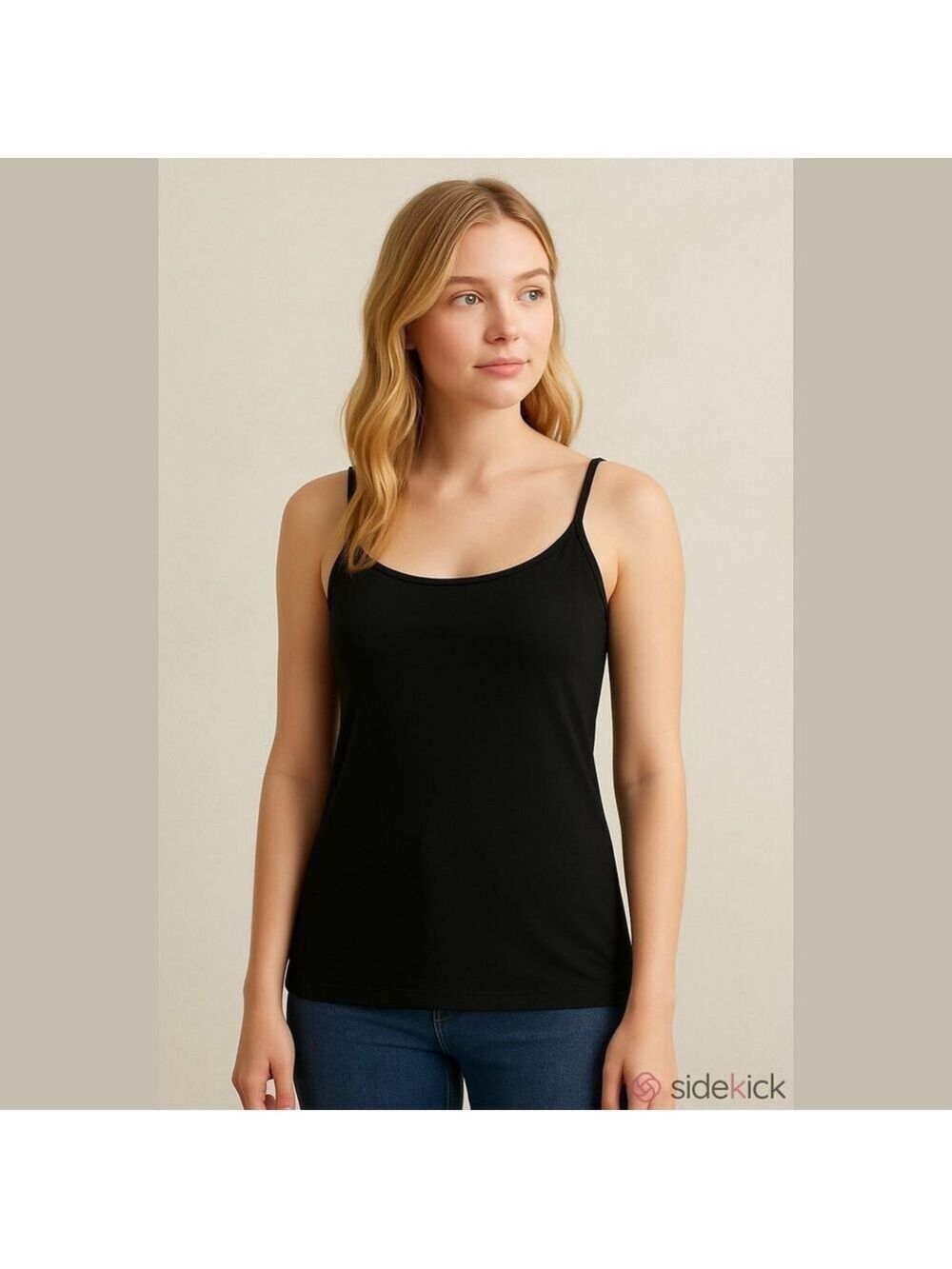 GIII Apparel Group MNY black adjustable strap cami Woman’s Small